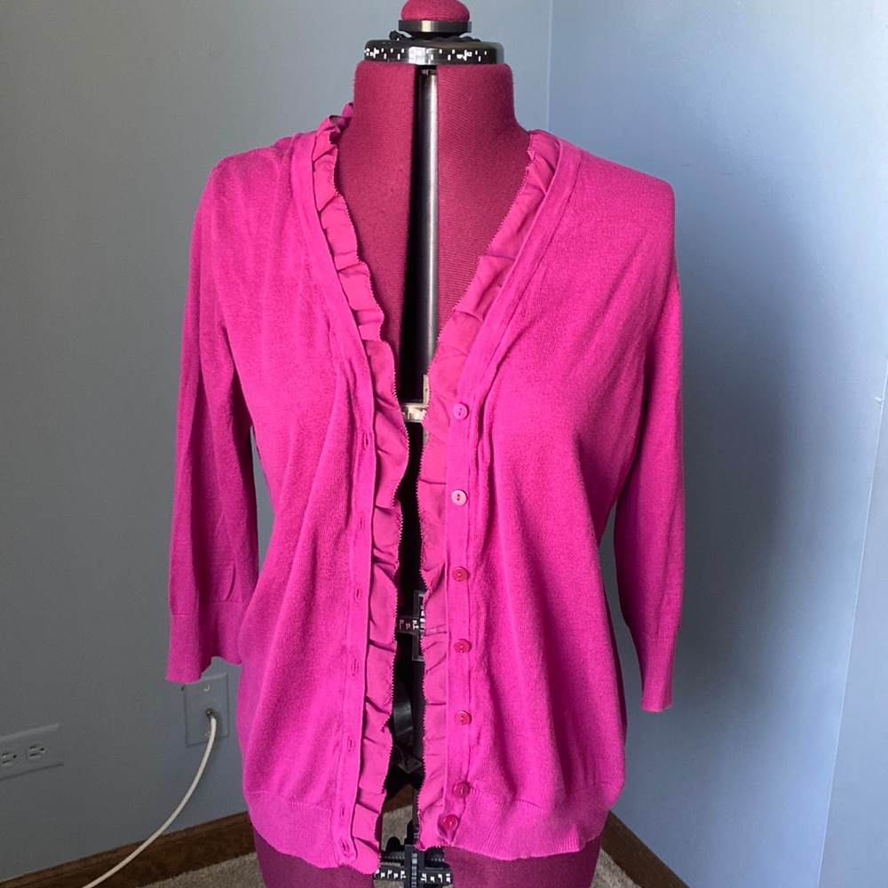 Raspberry Cardigan